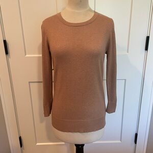 Merona Crew Neck Sweater with 3/4 sleeves. Size XS.